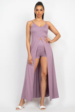 Load image into Gallery viewer, Scoop Buttoned Full Cami Top & Mini Shorts Set