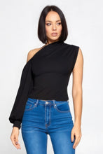 Load image into Gallery viewer, Ladies One-shoulder Top