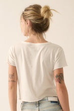 Load image into Gallery viewer, My Own Muse Vintage Wash Cropped Graphic Tee