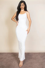 Load image into Gallery viewer, Ribbed Mermaid Hem Camisole Maxi Dress