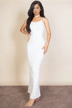 Load image into Gallery viewer, Ribbed Mermaid Hem Camisole Maxi Dress