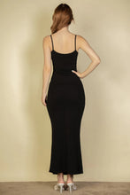 Load image into Gallery viewer, Ribbed Mermaid Hem Camisole Maxi Dress