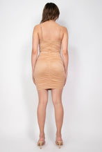 Load image into Gallery viewer, Cowl Neck Glittered Mesh Dress