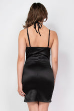 Load image into Gallery viewer, Ruched Mini Bodycon Halter Dress