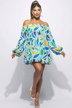 Load image into Gallery viewer, Off Shoulder Bubble Dress