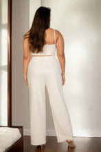 Load image into Gallery viewer, Plus Bustier Crop Cami Top &amp; Slant Pocket Straight Pants