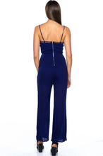 Load image into Gallery viewer, Ladies fashion lattice plunge cage jumpsuit