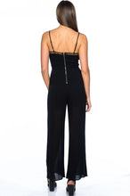 Load image into Gallery viewer, Ladies fashion lattice plunge cage jumpsuit