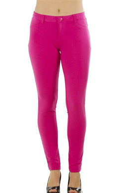 Ladies fashion stretch cotton blend leggings