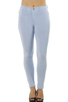 Ladies fashion stretch cotton blend leggings