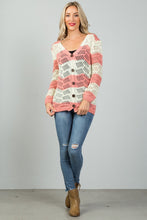 Load image into Gallery viewer, Ladies fashion  open knit cardigan
