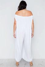 Load image into Gallery viewer, Plus Size Basic Off-the-shoulder Jumpsuit