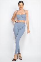 Load image into Gallery viewer, Stone Embellished Top And Pants Set