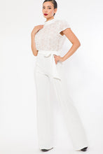 Load image into Gallery viewer, Flower Lace Top Detailed Fashion Jumpsuit