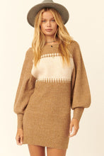 Load image into Gallery viewer, A Ribbed Knit Sweater Mini Dress