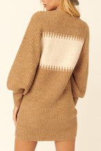 Load image into Gallery viewer, A Ribbed Knit Sweater Mini Dress