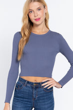 Load image into Gallery viewer, Long Slv Open Back Sweater Top