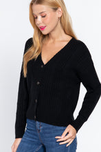 Load image into Gallery viewer, Long Slv V-neck Knit Cardigan
