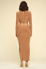 Load image into Gallery viewer, Bodycon Cut Out Midi Dress