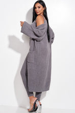 Load image into Gallery viewer, Cozy Knit Tank Top, Pants And Duster 3 Piece Set