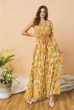 Load image into Gallery viewer, A Printed Woven One Shoulder Maxi Dress