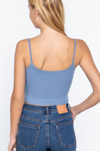 Load image into Gallery viewer, Round Neck W/removable Bra Cup Cotton Spandex Bra Top