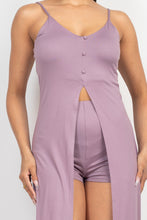 Load image into Gallery viewer, Scoop Buttoned Full Cami Top &amp; Mini Shorts Set