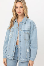 Load image into Gallery viewer, Denim Oversized Jacket