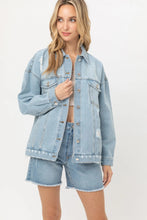 Load image into Gallery viewer, Denim Oversized Jacket