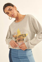 Load image into Gallery viewer, Vintage-style, Multicolor Star French Terry Knit Graphic Sweatshirt