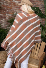 Load image into Gallery viewer, Bottom Tassel Edge Multi Color Poncho