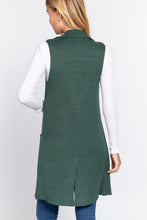 Load image into Gallery viewer, Sleeveless Long Sweater Vest