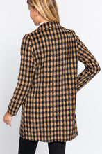 Load image into Gallery viewer, Long Slv One Button Jacquard Jacket