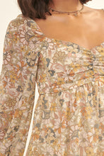 Load image into Gallery viewer, A Floral Print, Woven Mini Dress