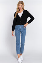 Load image into Gallery viewer, Long Slv V-neck Sweater Cardigan