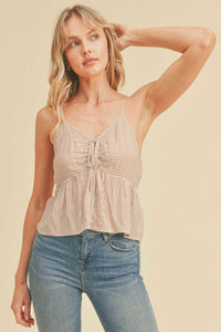 Front Ruch Babydoll Tank