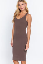 Load image into Gallery viewer, Racerback Sleeveless Midi Dress