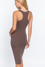 Load image into Gallery viewer, Racerback Sleeveless Midi Dress