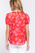 Load image into Gallery viewer, Short Slv Print Clip Dot Blouse