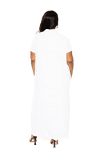 Load image into Gallery viewer, Mock neck back cape dress