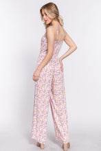 Load image into Gallery viewer, Floral Print Woven Cami Jumpsuit
