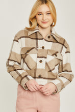 Load image into Gallery viewer, Yarn Dyed Plaid Button Up Jacket