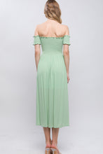 Load image into Gallery viewer, Flowy Off The Shoulder Dress