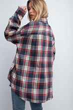 Load image into Gallery viewer, Washed Plaid Button Down Shirt
