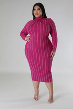 Load image into Gallery viewer, Turtle Neck Stretch Dress