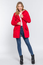 Load image into Gallery viewer, Fleece Lined Fur Hoodie Utility Jacket