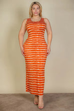 Load image into Gallery viewer, Plus Size Tie Dye Printed Tank Bodycon Maxi Dress